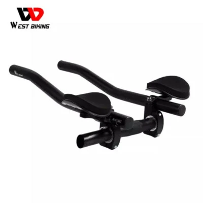 Bicycle Rest Handlebar Clip on Aero Bars Road Bike Extension Triathlon Aerobars - Image 1 of 4