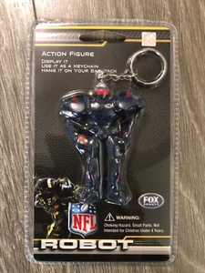 NFL Team New England Patriots Fox Sports Robot FH738 Keychain BRAND NEW - Picture 1 of 8