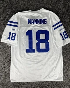 Indianapolis Colts Peyton Manning 18 Reebok NFL Herren Trikot Football weiß XL - Bild 1 von 10