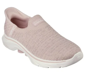 Skechers Women's Go Walk 7 - Springtime Light Pink Slip On Shoes (125219/LTPK) - Picture 1 of 19