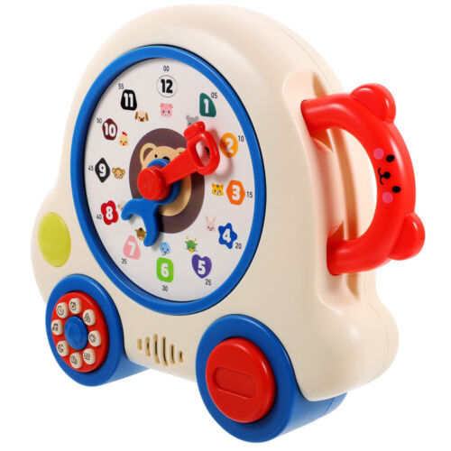  2 Pack Learning Time Clock for Kids Toy Toddler Infant Puzzle