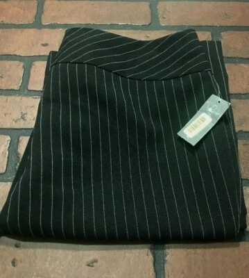Copper Key Black Striped Dress Pants Women's Size 9/10 - Image 1 of 4