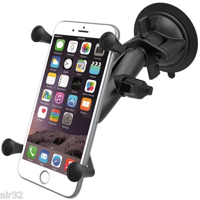 RAM X-Grip Suction Cup Mount for iPhone Pro, Max, 13 14 15 Other Large Phones - Image 1 of 4
