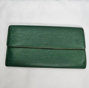 Louis Vuitton Long Wallet Epipilazer Epi Authentic Pre-Owned T19775 Vintage Used - Picture 1 of 17