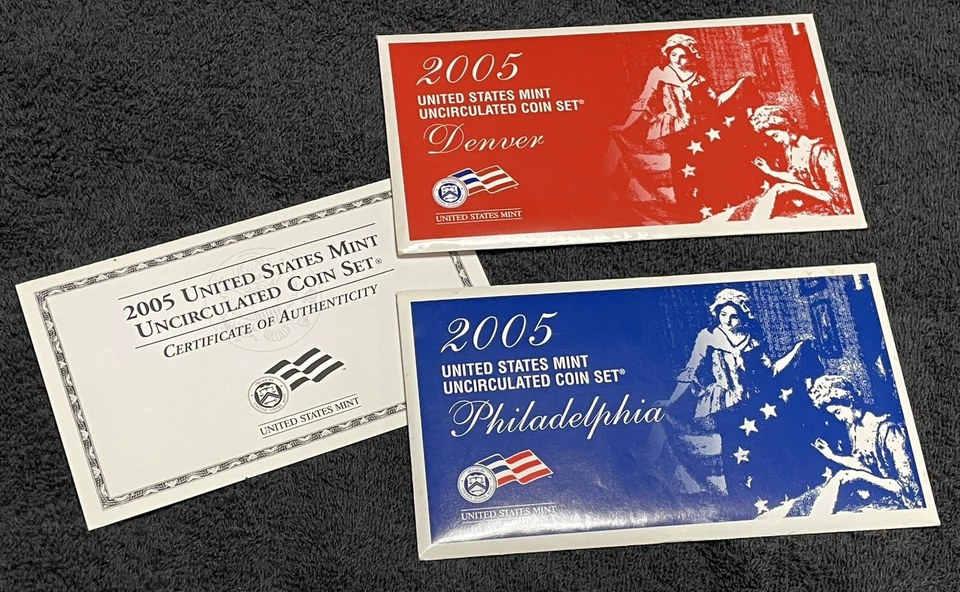 2005 Mint Sets P&D! 22 Coins In UNOPENED BOX - UNSEARCHED Coins! - Image 1 of 4