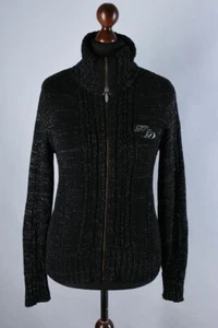 Ladies Harley Davidson Vintage Zip Up Jumper Size S - Picture 1 of 7