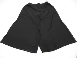 Nuevo LO ÚLTIMO Y DELICIOSO Pantalón Culotte Negro Moda Para Mujer Talla S - Imagen 1 de 6