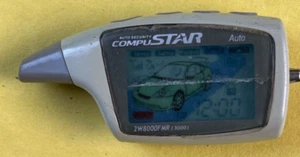 Compustar 2-Way LCD Security Alarm Keyfob Transmitter TESTED 2W8000FMR(3000) - Picture 1 of 2