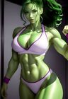"She-Hulk 9" 13" x 19" Fine Art Print Limited to Only 20 Hand-Numbered Copies
