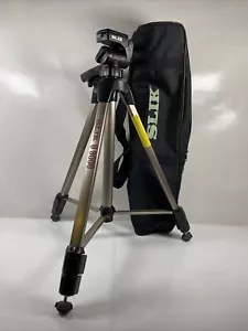 Slik U9000 Tripod with 3-Way Pan / Tilt Head (Quick Release) 617-900 Carry Case - Picture 1 of 10