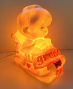 Vintage Netta Retro Night Light Australian Made Rare Working - Grandma Loves Me - Picture 1 of 10