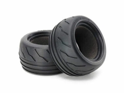 Tamiya 54830 T3-01 Rear Wide Semi-Slick Tires/Tyres, (Dancing/Dual Rider/T301) - Image 1 of 3