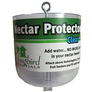 Nectar Protector Clear Se610 Ant Moat for Hummingbirds, Orioles & Fruit Feeders