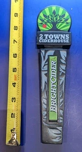 2TOWNS CIDER HOUSE BRIGHTCIDER Draft Beer Tap Handle CORVALIS, OR OREGON - Picture 1 of 3