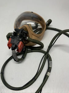 PILOT OXYGEN FULL FACE MASK AIRBUS BOEING FLIGHT SIMULATOR - Foto 1 di 11