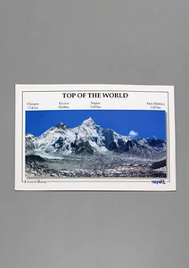 Top of The World Everest Range Postcard - Picture 1 of 2
