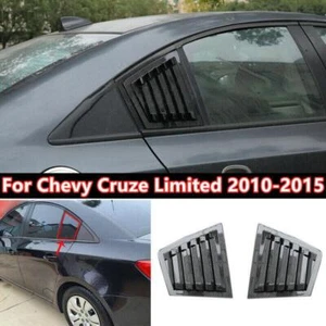 Carbon Fiber Side Vent Window Scoop Louver Trim For Chevy Cruze Limited 2010-15 - Picture 1 of 4