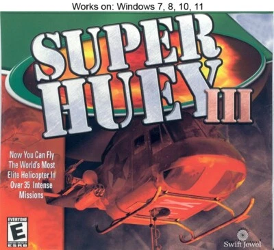 Super Huey III PC Game 2003 Cosmi Windows 10 11 - Image 1 of 2