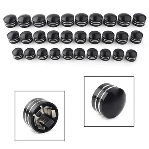 Innere 9mm Schrauben  bolzen Topper Caps Abdeckung für Harley Dyna V-Rod 10PCS - Bild 1 von 12