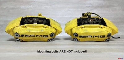 JUEGO PINZAS FRENO DELANTERO IZQUIERDO DERECHO MERCEDES-BENZ W203 C32 AMG BREMBO 2002-2004 Foto 1 de 4