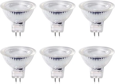 5W Lampadine GU5,3 LED MR16 AC 220-240V Bianco Caldo 3000K Faretto a LED Equival - Immagine 1 di 4