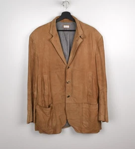 Brunello Cucinelli Men jacket Suede Leather Size XXL, S1519 - Picture 1 of 8