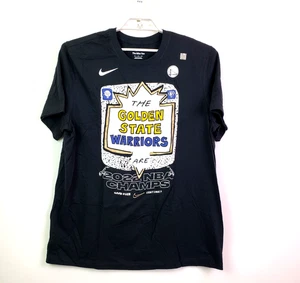 Nike NBA Golden State Warriors Mens Sz XXL 2XL Black 2022 Champs Graphic T-Shirt - Picture 1 of 4