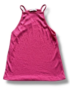 Ladies Pink Stradivarius Sleeveless Top Size S – Excellent – Same Day Shipping - Picture 1 of 5
