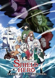 DVD Anime Der Aufstieg des Schildhelden Staffel 1-4 (1-62 Ende) Englisch Dub alle Regionen - Bild 1 von 8