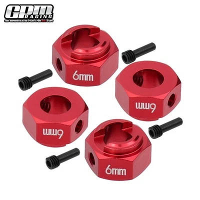 GPM Alloy Hex Adapters 6mm Thick For AXIAL 1/10 RBX10 Ryft Rock Bouncer AXI03005 - Image 1 of 4