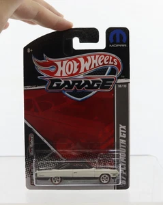 HOT WHEELS GARAGE '67 PLYMOUTH GTX WHITE BLACK NEW NIP 2010 - Picture 1 of 6