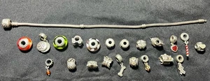Pandora Armband & 21 Pandora Sterling Silber Charms! Wert über 500€! Jetzt 189€ - Bild 1 von 16