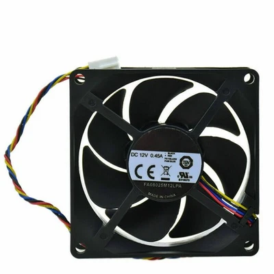 Cooling fan FA08025M12LPA For CoolerMaster PWM Cooler 80*80*25MM 12V 0.45A 4pin - Image 1 of 3