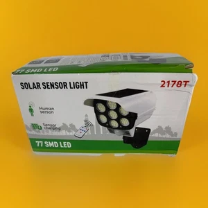 Solar Sensor Light With Remote  2178T/77 SMD LED White - Picture 1 of 10