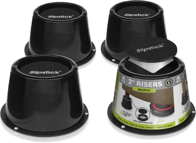 Elevadores de cama/elevadores de cama Slipstick CB674 Premium de 2 pulgadas con refuerzo de acero Foto 1 de 4