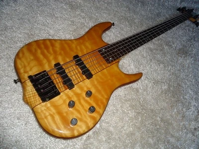 Vintage 1995 Ken Smith Artist Model (Top of the Line) Burner V Bass Guitar Japan - Image 1 of 4