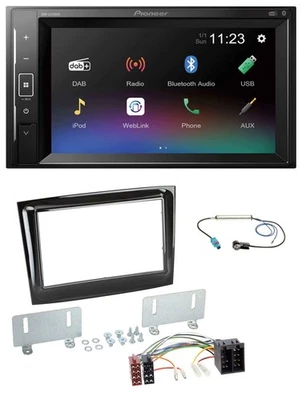 Pioneer DAB MP3 2DIN Bluetooth USB Autoradio für Fiat Doblo ab 15 piano schwarz - Bild 1 von 4