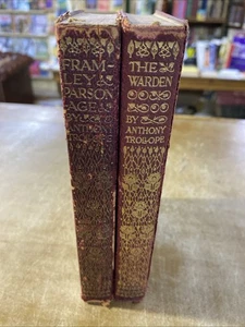 Framley & Parsonage + The Warden Anthony Trollope Antique VTG 1912 Classics - Picture 1 of 24