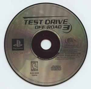 Test Drive Off-Road 3 Sony PlayStation 1 PS1 PSX Disc Only - Picture 1 of 1