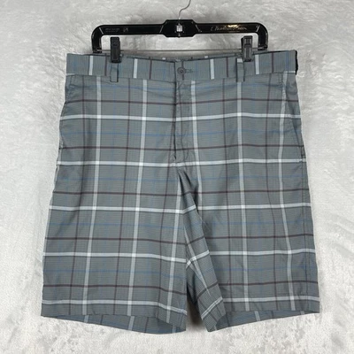 Shorts Nike Golf Core xadrez tour Dri Fit frente plana 400774-021 masculino 36* (37) - Imagem 1 de 4