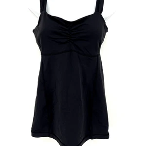 Camiseta sin mangas Lululemon negra de entrenamiento con copas de sujetador integradas talla 8 - Imagen 1 de 9