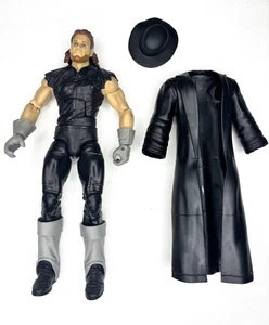 WWE The Undertaker Wrestler Figura Elite Wrestlemania 31 Heritage Abrigo Sombrero - Imagen 1 de 4
