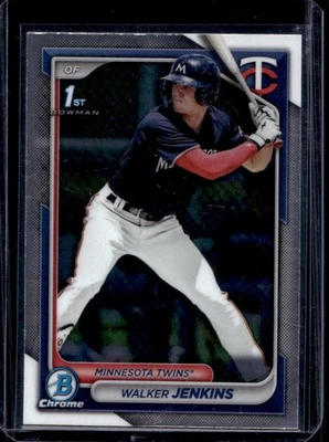 2024 Bowman Walker Jenkins Chrome 1st #BCP-43 Twins - Image 1 of 2
