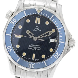 OMEGA Seamaster300 2561.80 Date Navy Dial Quartz Boy's Watch_918488 - Picture 1 of 6