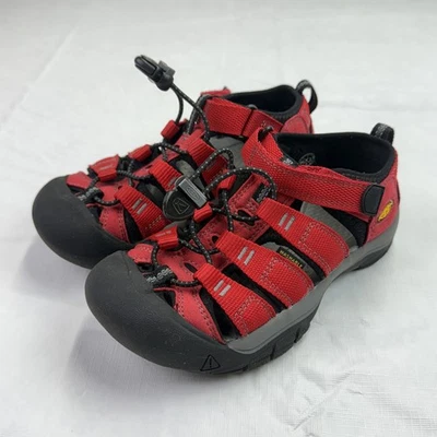 Keen Newport H2 Correa Senderismo Sandalias Zapatos Ajustables Juveniles Talla 1 Rojo Foto 1 de 4