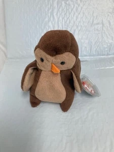 Ty Beanie Baby 💜Hoot the Owl 6" New MWMT's - Picture 1 of 1