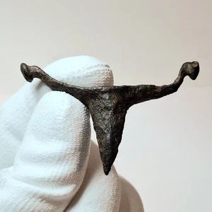 Auténtica espuela de hierro romana celta, antigua reliquia militar ecuestre RARA - Imagen 1 de 11