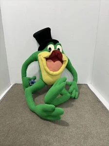 Michigan J Frog 1994 Warner Bros Looney Toons 21" Plush Large Green Plush - Picture 1 of 8