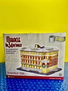 Enesco “Miracle on 34th Street” Department Store Lighted Porcelain Building - Picture 1 of 1