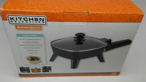 Sartén Eléctrica Kitchen Selectives Negra 6x6" Nueva en Caja - Imagen 1 de 4